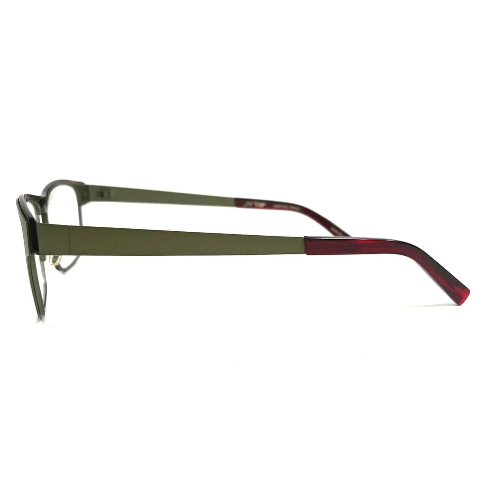 J.F. Rey Eyeglasses Frames JF2573 4830 Khaki Red Oliver Green Demi 56-18-144